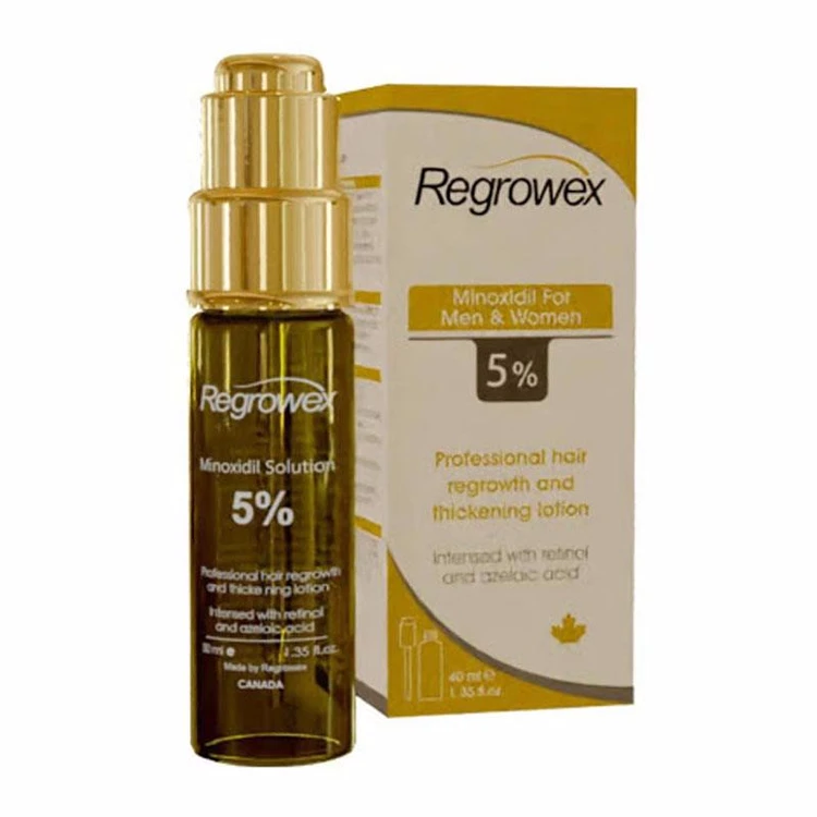 محلول ضد ریزش مو ماینوکسیدل ۵% ریگروکس حجم ۵۰ میل