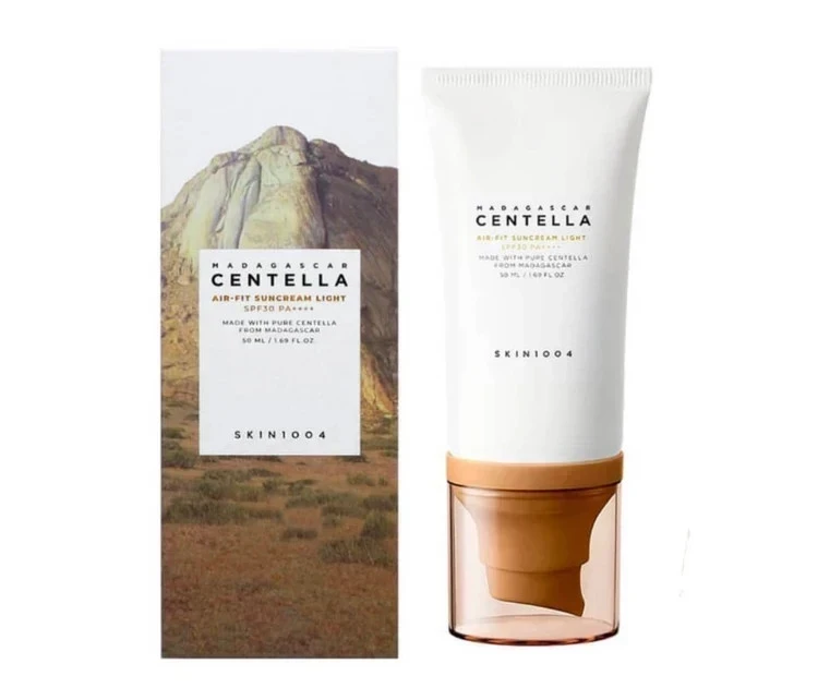 ضد آفتاب‌ایر فیت SPF 30 سنتلا ماداگاسکار اسکین 1004 حجم 50 میل