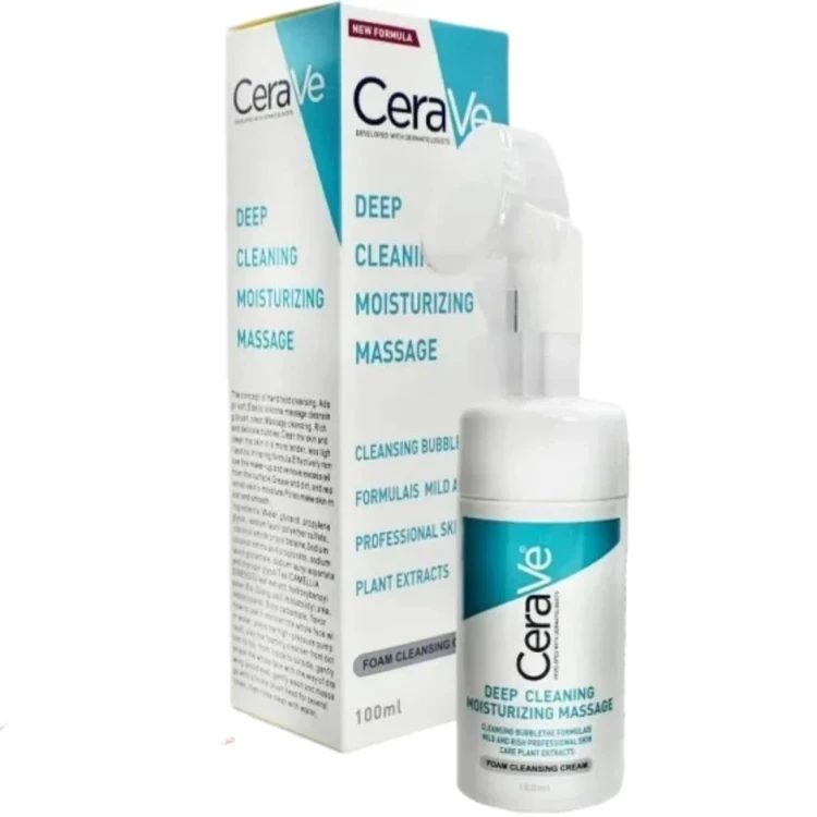 شوینده براش دار مناسب پوست چرب سراوی حجم 100 میل