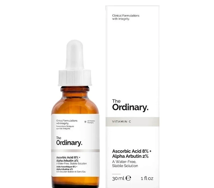 سرم آسکوربیک اسید 8% و آلفا آربوتین 2% حجم 30 میل وستا دارو