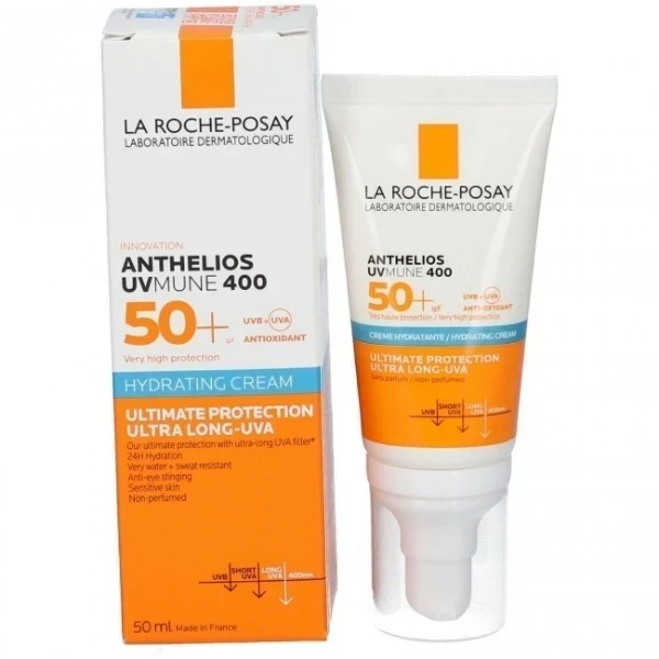 کرم ضد آفتاب پمپی بی رنگ +SPF50 آنتلیوس پیگمنت کارکت لاروش پوزای حجم 50 میل