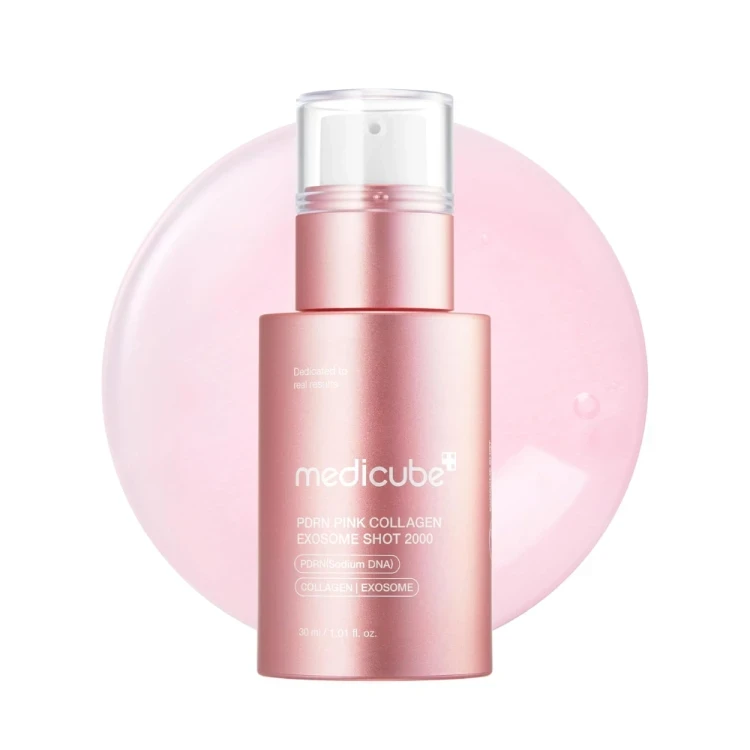 سرم مدی کیوب کلاژن صورتی پی دی آر ان شات 2000 حجم 30 میل