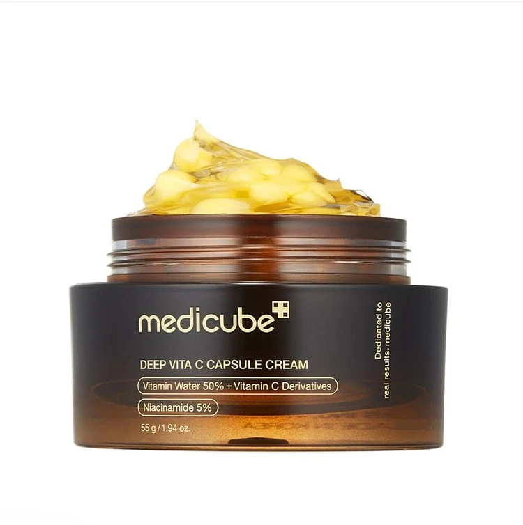 کرم کپسولی ویتامین سی مدی کیوب حجم 55 گرم