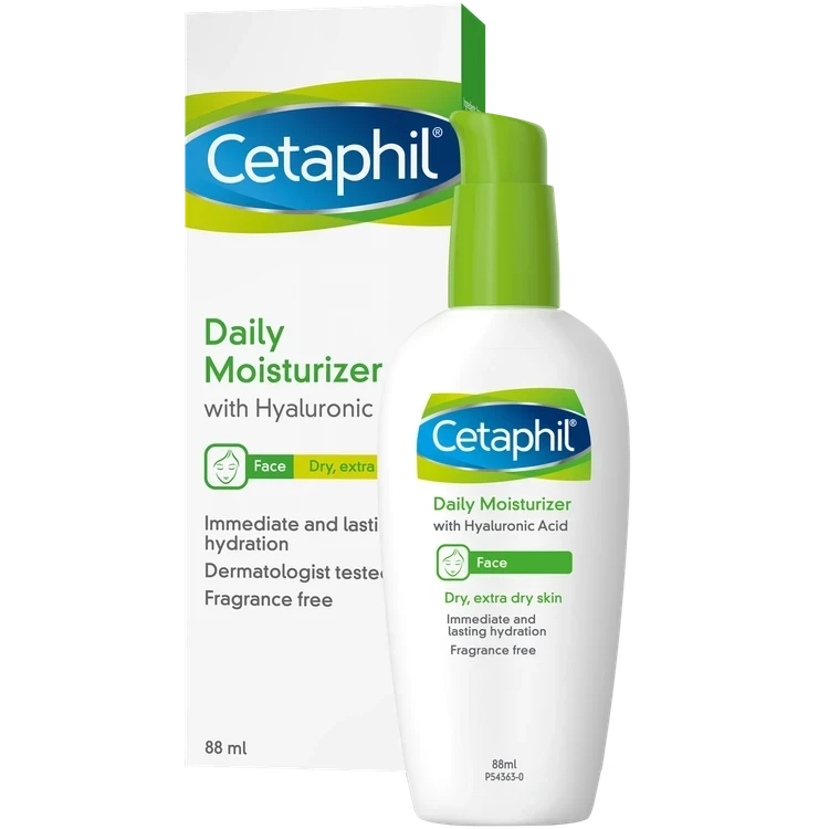 کرم مرطوب کننده روزانه صورت حاوی اسید هیالورونیک ستافیل حجم ۸۸ میل