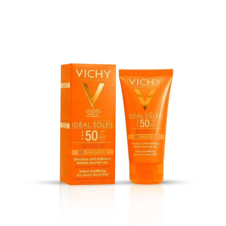 کرم ضد آفتاب پوست چرب SPF50 ویشی حجم ۵۰ میل