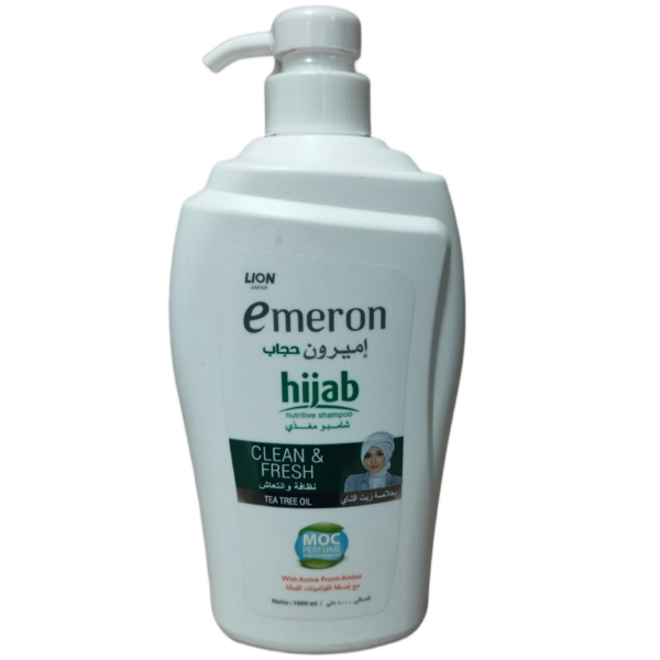 شامپو تمیز و تازه کردن مو حاوی روغن درخت چای clean fresh حجم 1000 میل