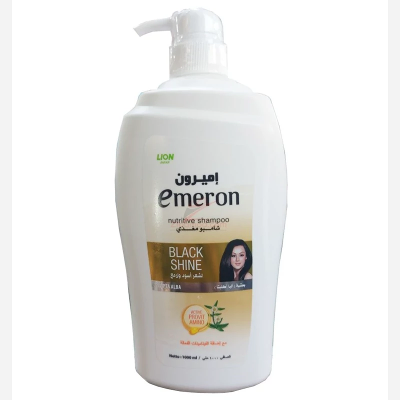 شامپو مشکی مدل black shine حجم 1000 میل