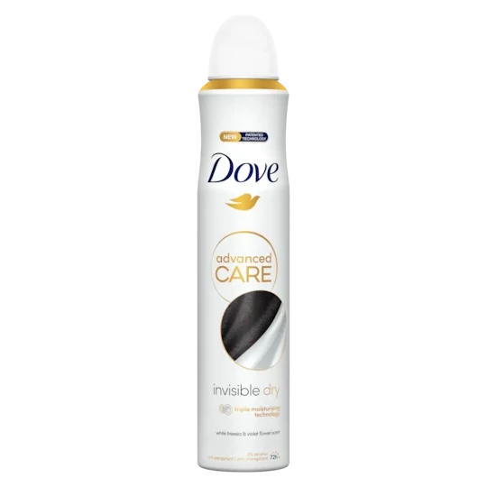 اسپری ضدتعریق DOVE ADVANCED CARE INVISIBLE DRY حجم 250 میل