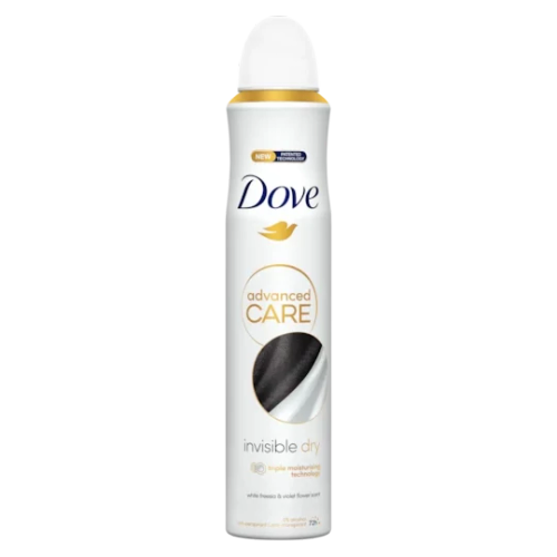 اسپری ضدتعریق DOVE ADVANCED CARE INVISIBLE DRY حجم 250 میل