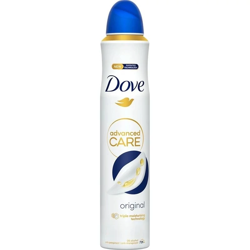 اسپری داو DOVE ضدتعریق مدل ADVANCED CARE ORGNIAL حجم 250 میل