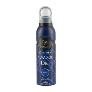 اسپری خوشبو کننده بدن مردانه مردیت مدل Sauvage Dior حجم 200 میلی لیتر