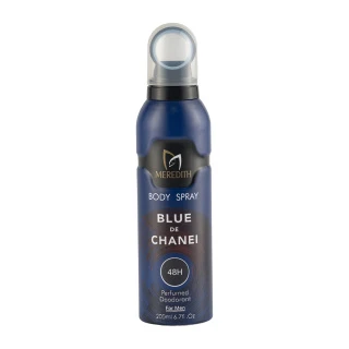 اسپری خوشبو کننده بدن مردانه مردیت مدل Blue de Chanel حجم 200 میلی لیتر