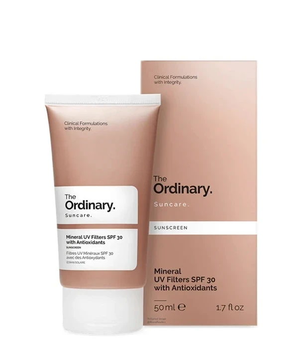 کرم ضد آفتاب مینرال SPF30 حاوی آنتی اکسیدان‌ حجم 50 میل