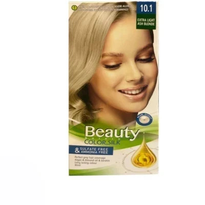 کیت رنگ مو زنانه فاقد سولفات و آمونیاک بیوتی شماره 10.1 رنگ EXTRA ASH BLONDE (بلوند خاکستری فوق العاده روشن) حجم 80میل