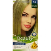 کیت رنگ مو زنانه فاقد سولفات و آمونیاک بیوتی شماره ۹.۳ بلوند زیتونی خیلی روشن (VERY LIGHT MATT BLONDE) حجم ۸۰ میل