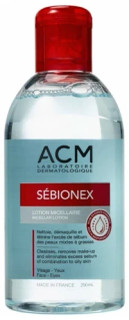 محلول میسلار ضد جوش سبیونکس ای سی ام (ACM Sebionex Micellar Lotion) حجم 250 میل