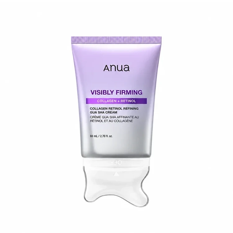 کرم لیفتینگ و جوان ساز گواشا آنوا Anua Visibly Firming Collagen + Retinol حجم 80 میل