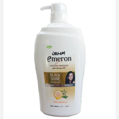 شامپو مشکی مدل black shine حجم 1000 میل