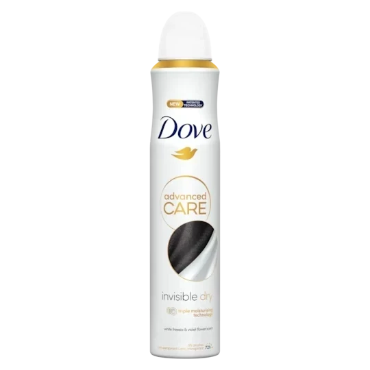 اسپری ضدتعریق DOVE ADVANCED CARE INVISIBLE DRY حجم 250 میل