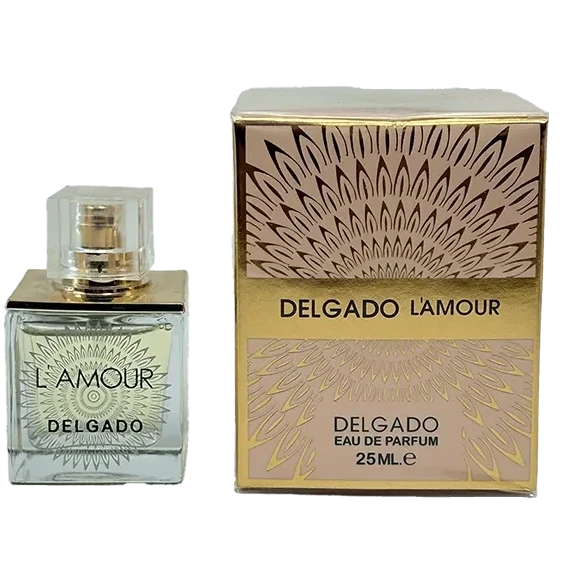 ادوپرفیوم مینیاتوری زنانه دلگادو مدل Lalique L’Amour حجم 25 میلی‌لیتر