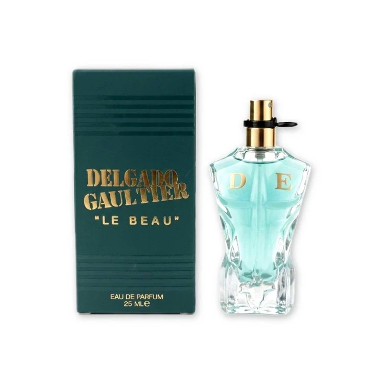 ادوپرفیوم مینیاتوری مردانه ژان پل گوتیه دلگادو DELGADO مدل Gaultier Le Beau جعبه یشمی حجم 25 میل