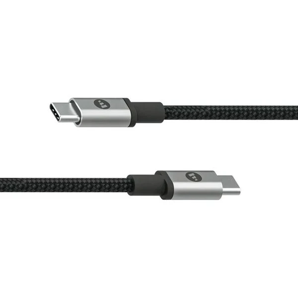 کابل 2متری شارژ دوسر تایپ سی موفی MOPHIE USB-C TO USB-C 60W-مشکی