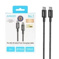 کابل شارژ فست ANKER Type-C to Type-C مدل A8752H11 - مشکی