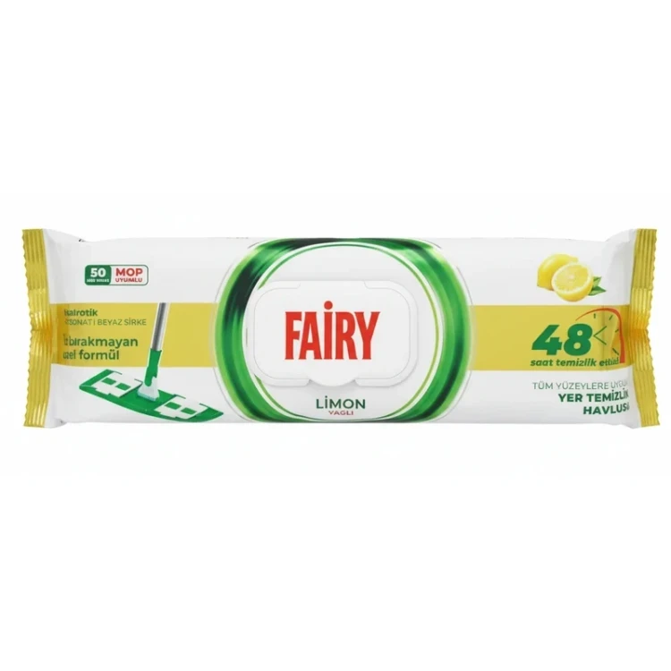 دستمال نظافت مخصوص تی فیری مدل LIMONYAGL بسته 50 عددی